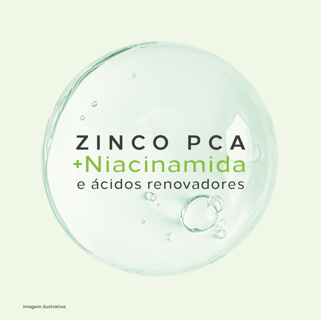 Depore Acne Mousse com zinco PCA, niacinamida e ácidos renovadores na composição para peles oleosas.