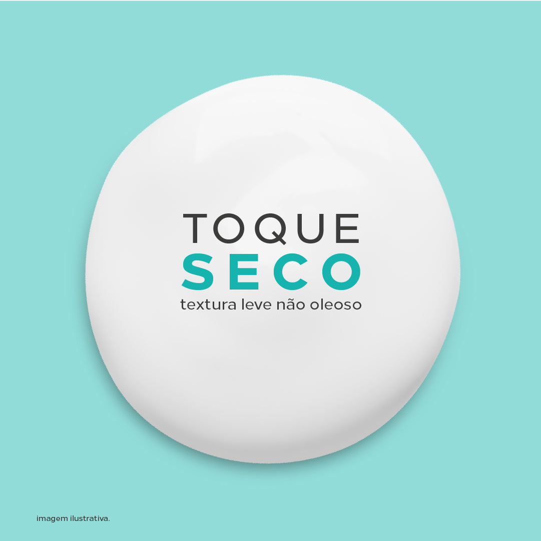 Biosole Extreme FPS 99 com toque seco, textura leve e não oleoso.