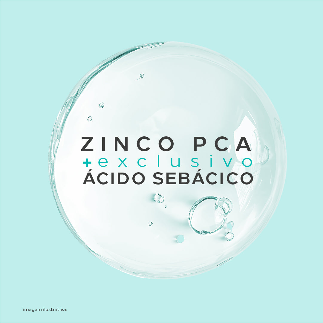 Depore Concentrate com zinco PCA e ácido sebácico para controle da oleosidade.