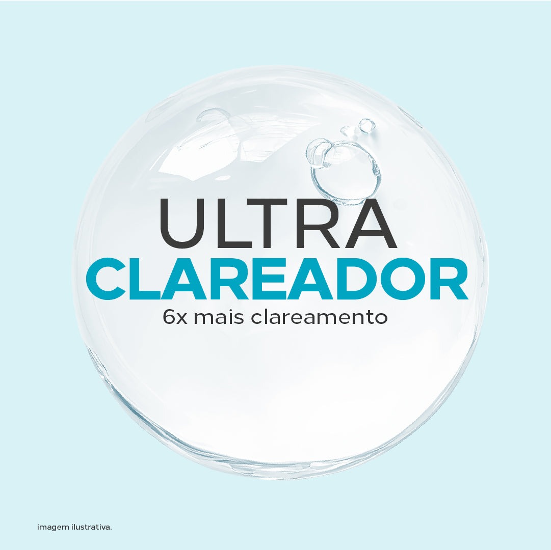 Sérum ultraclareador que promete 6x mais clareamento.