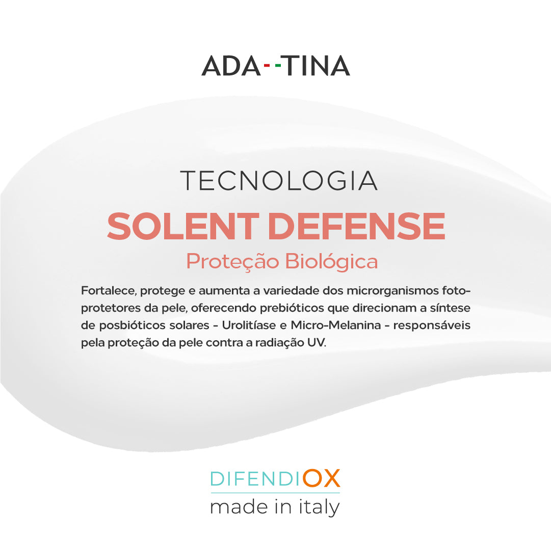 Fotobiotic Sun Activated com tecnologia Solent Defense que fortalece, protege e aumenta os fotoprotetores da pele.