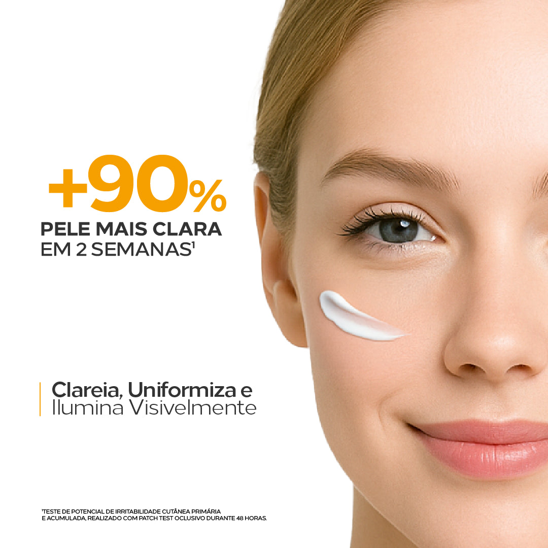Creme Clareador e Anti-Idade para Rugas, Manchas e Melasma com Ácido Ferúlico e Vitamina C Pura – Ferulive C Revolution 30g