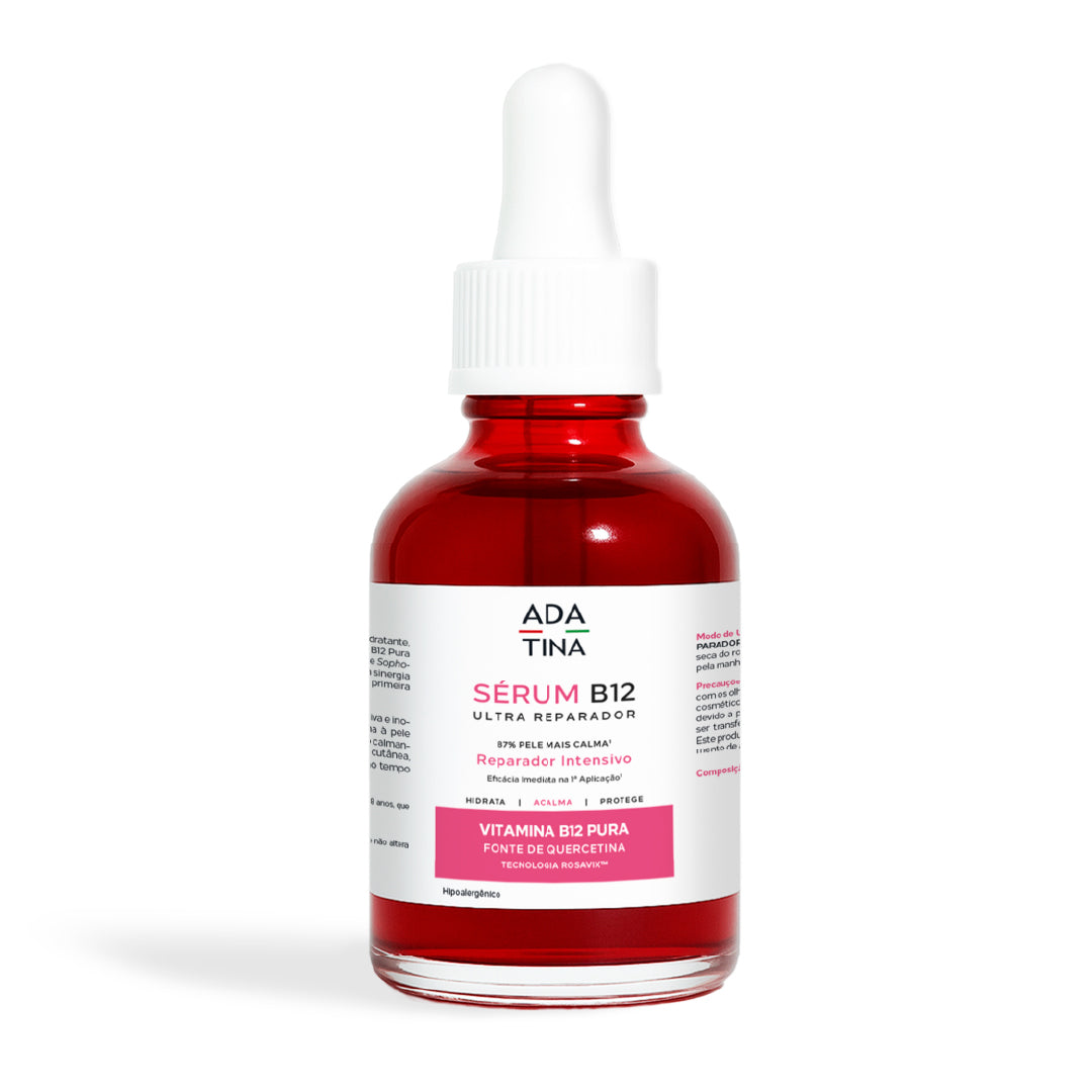 Sérum B12 Ultra Reparador: Hidrata, Acalma, Protege e Clareia