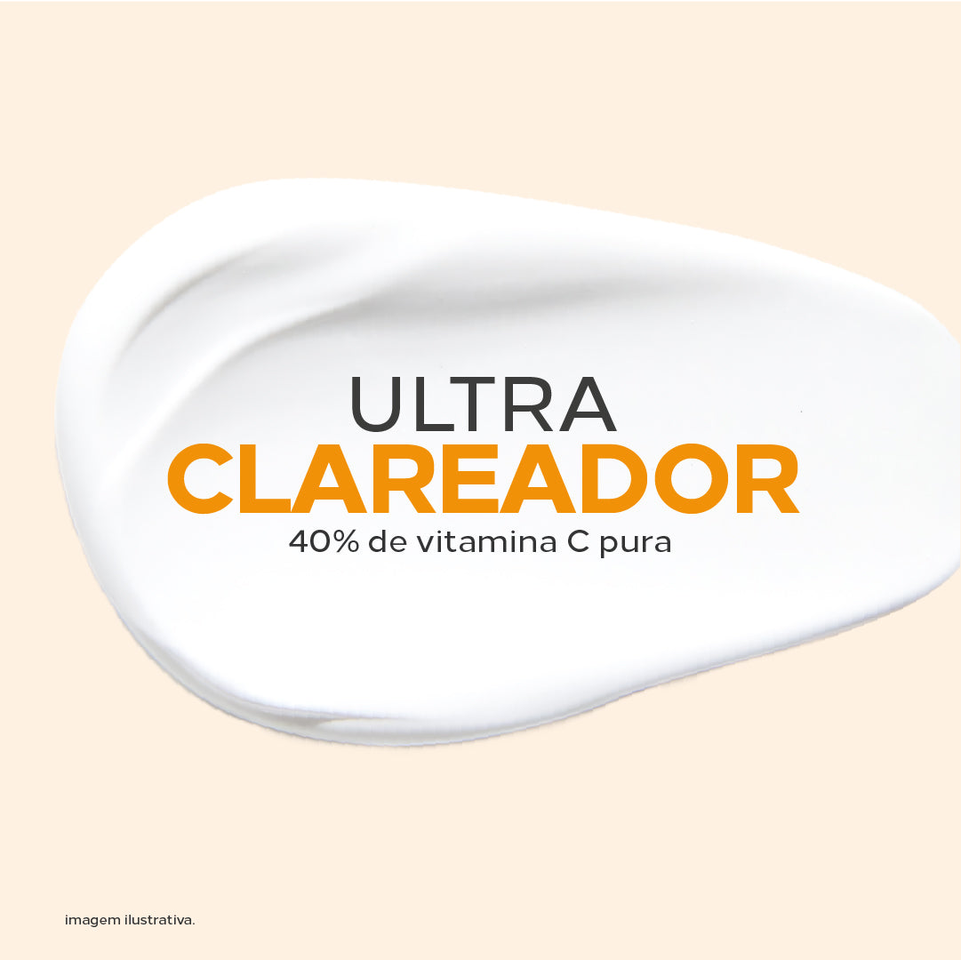 Pure C 40 Ultra Clareador 2x Mais Vitamina C Pura Renova e Clareia [Válidade nov/2025]