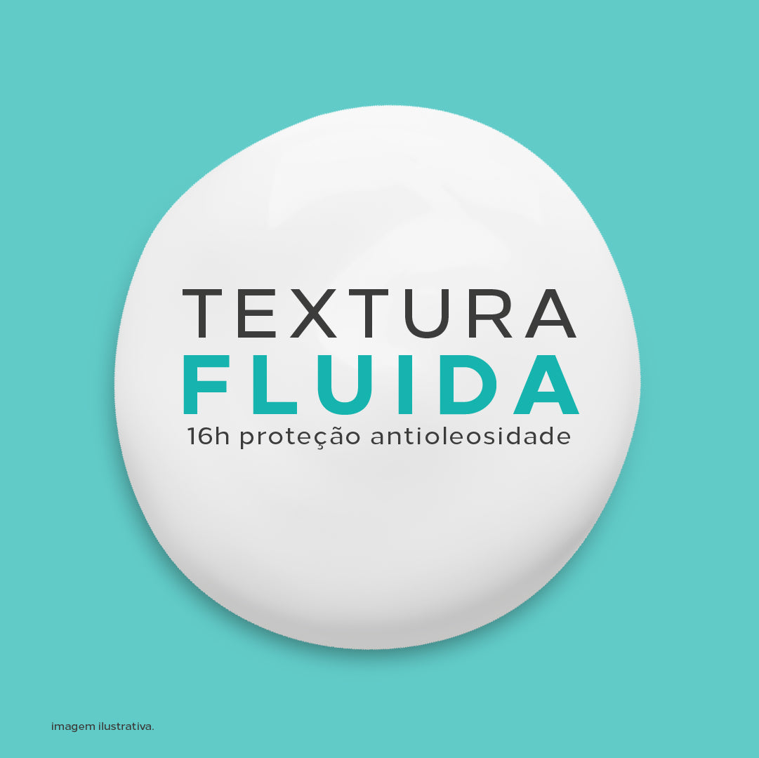 Protetor Solar 12HS Facial Peles Oleosas Antioleosidade Sunsec Acqua Fluid FPS 80