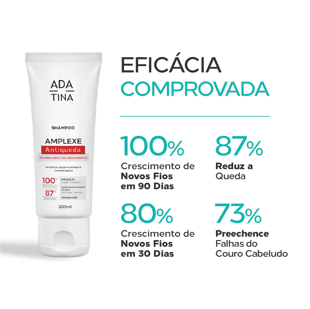 Amplexe Shampoo Anti-Queda: Combate a Queda e Estimula o Crescimento