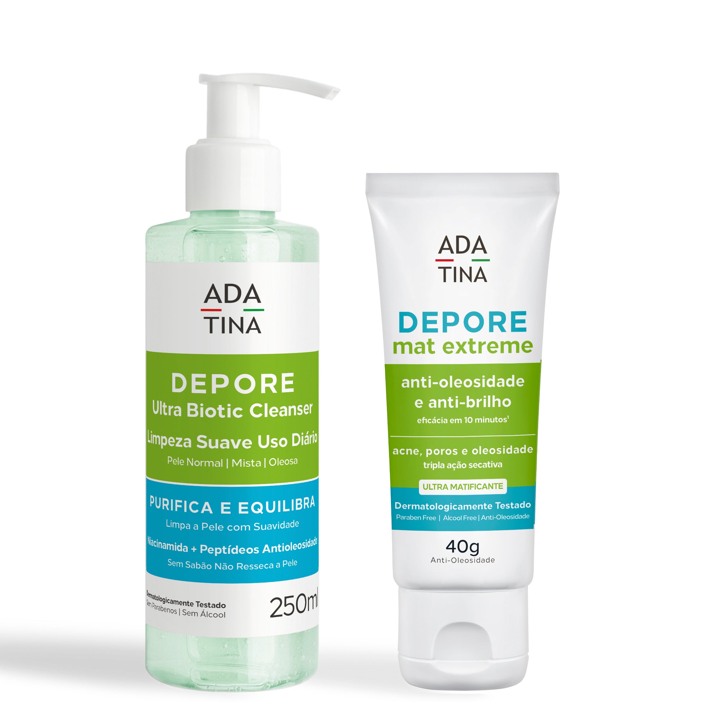 Kit Pele Oleosa: Gel de Limpeza Suave + Hidratante Anti-Oleosidade