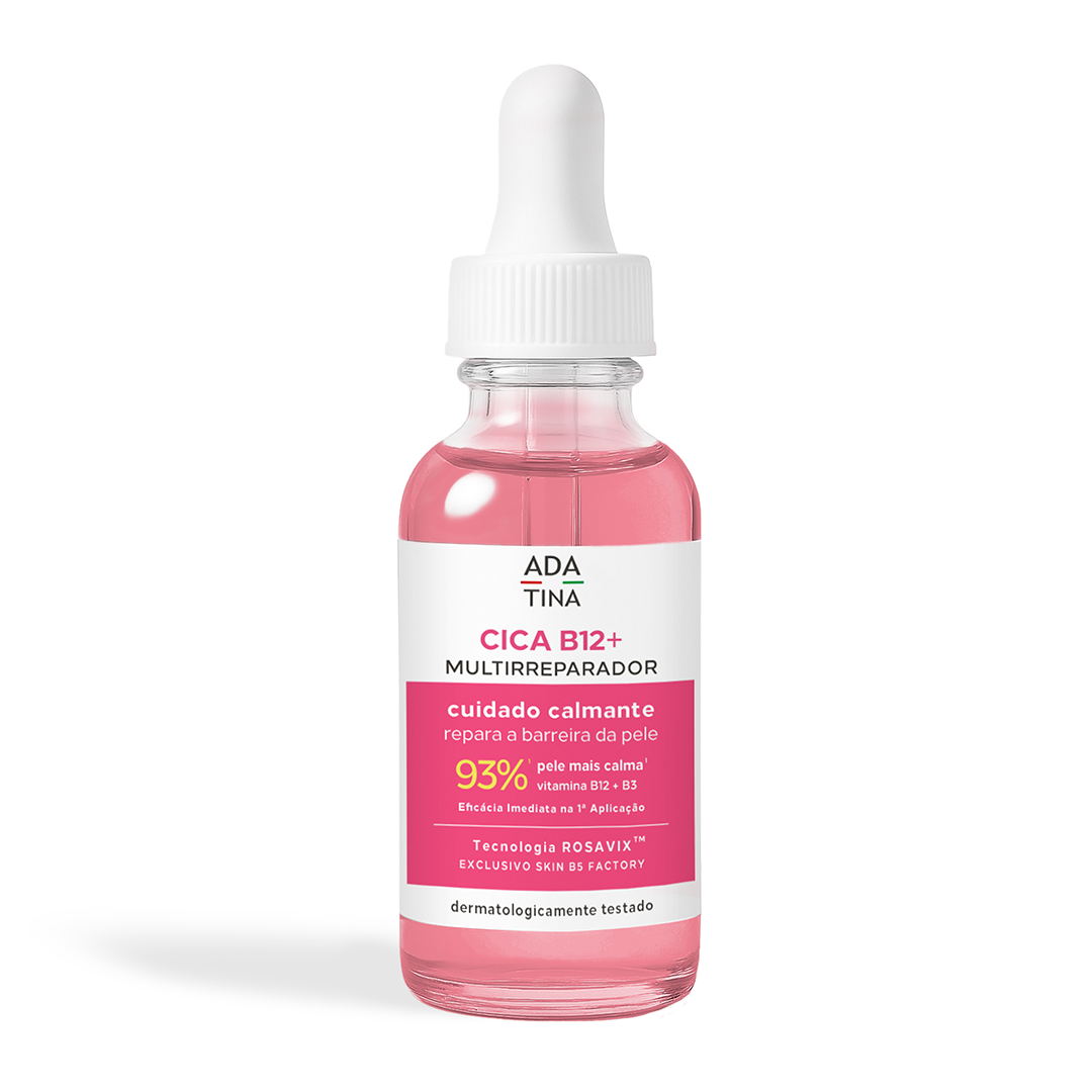 Sérum Reparador Calmante Multirreparador com Vitamina B12, B5, B3 e HA – CICA B12+ Multirreparador Sérum 30 ml