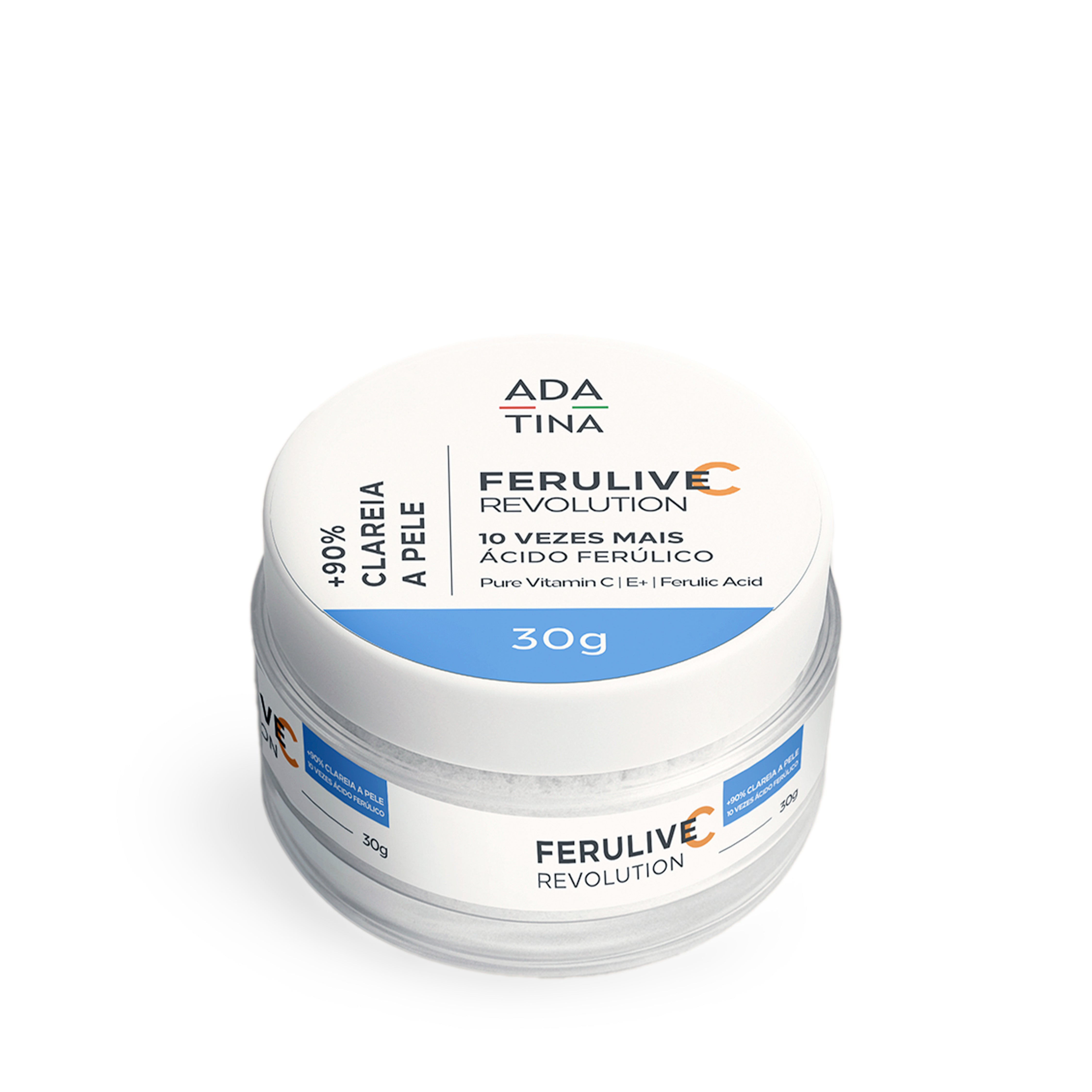 Creme Ferulive C Revolution Ada Tina – Clareador e Anti-Idade com Ácido Ferúlico, Vitamina C e Vitamina E.