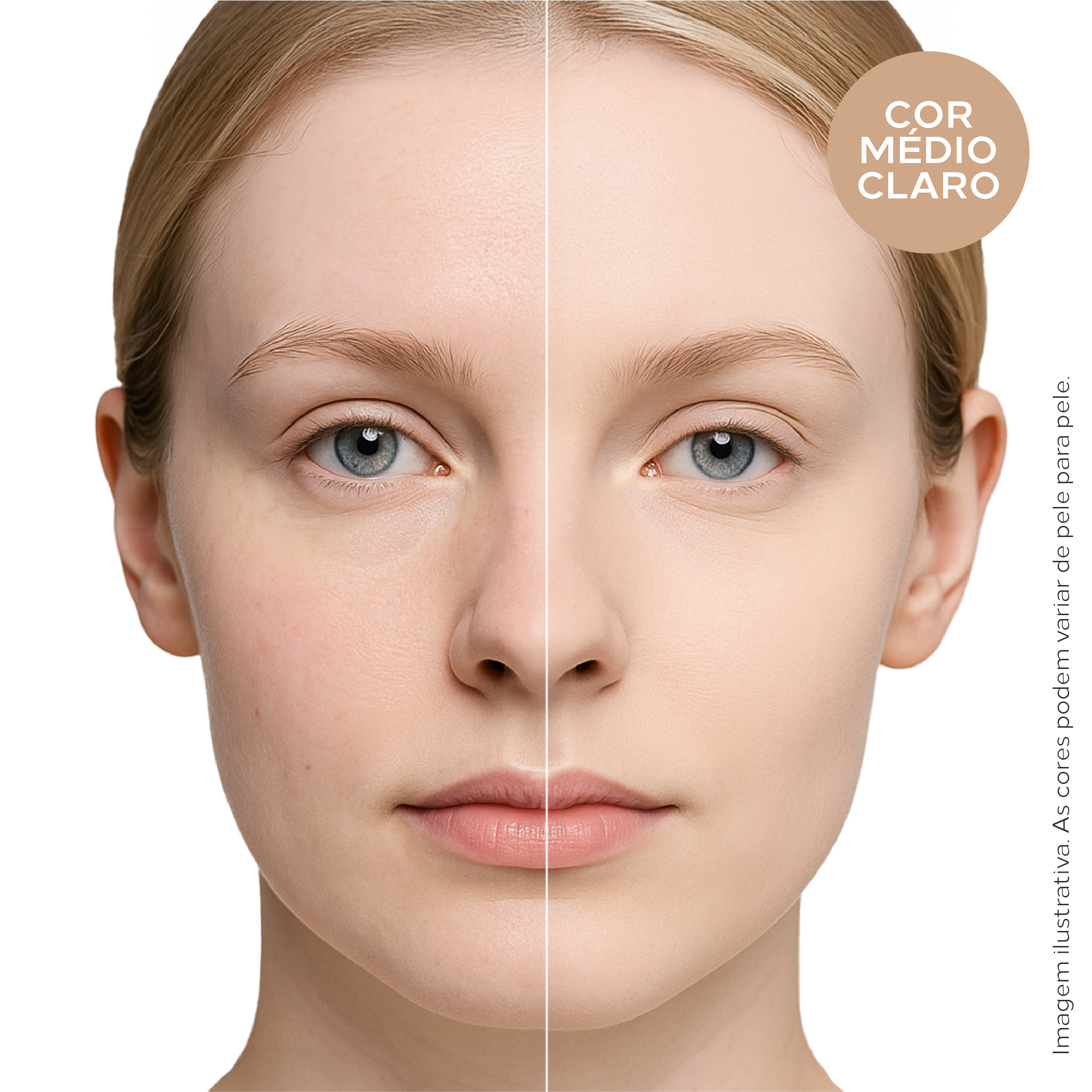 Protetor Solar Facial 12HS com Cor, Cobertura Natural e Toque Seco Biosole Fluido FPS 98