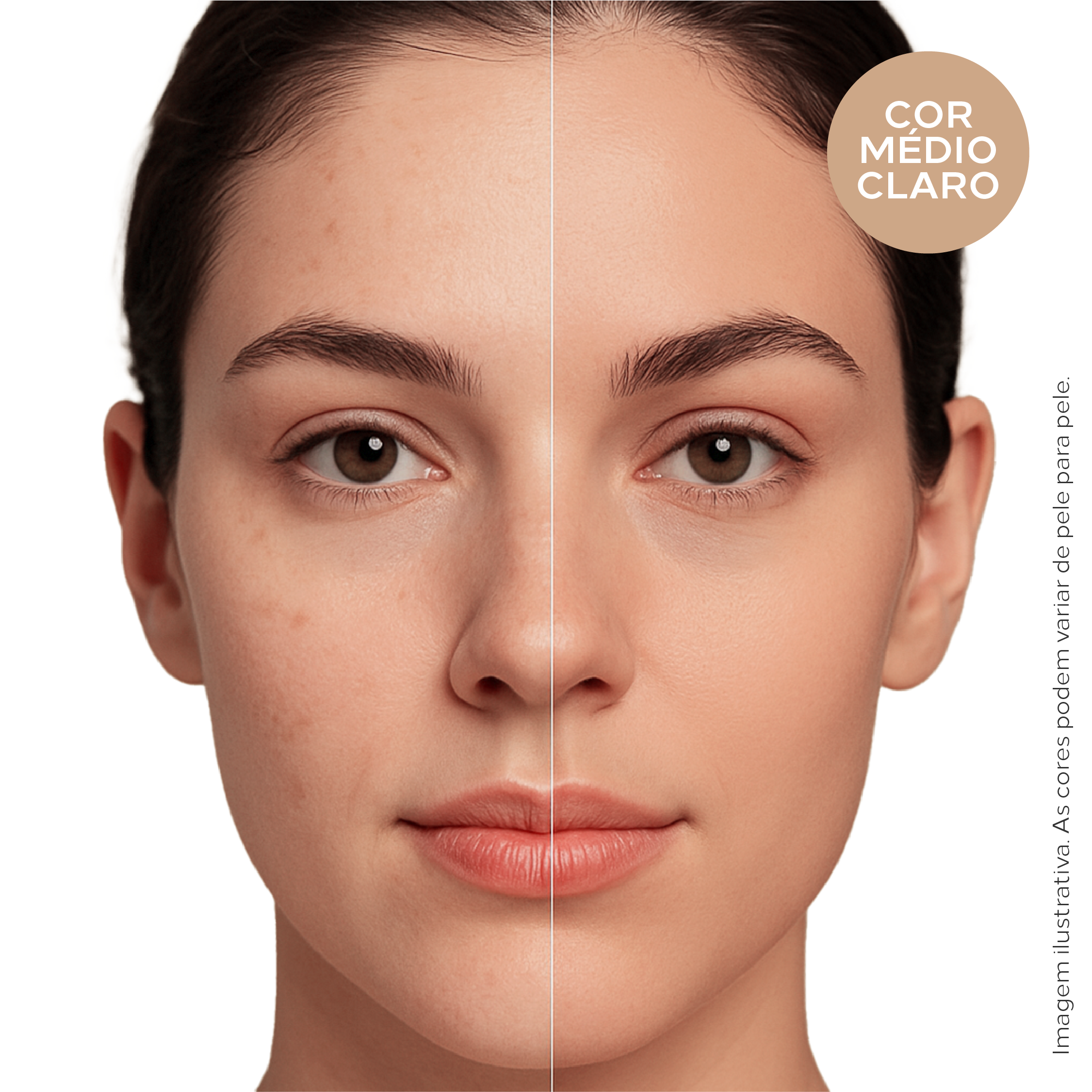 Protetor Solar Facial 12HS com Cor, Cobertura Natural e Toque Seco Biosole Fluido FPS 98