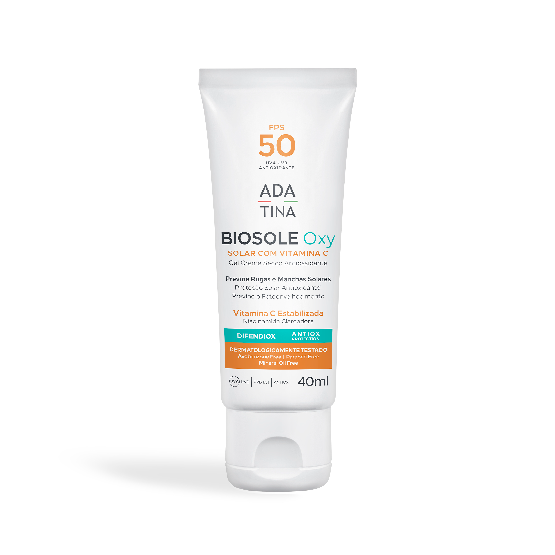 Protetor Solar 12HS Clareador Peles com Manchas e Melasma Biosole Oxy FPS 50