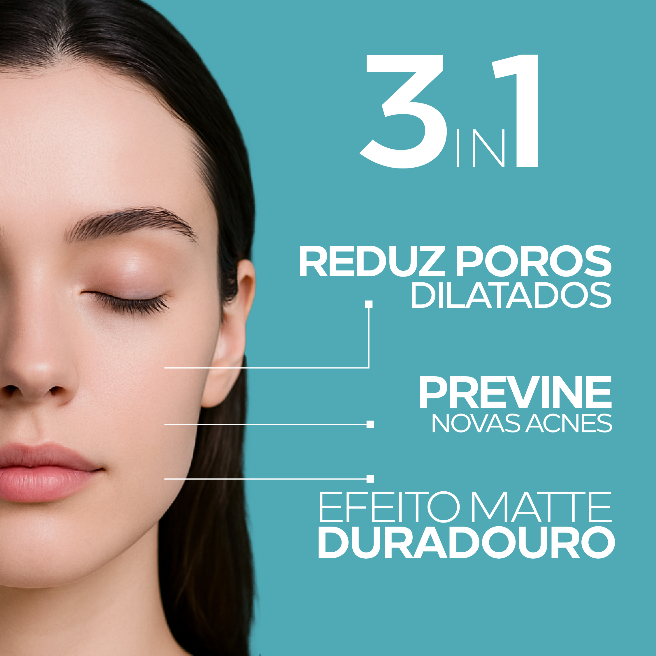 Máscara Facial Anti-Oleosidade 3 em 1: Acne, Marcas e Oleosidade – Depore Purifying Mask 60ml