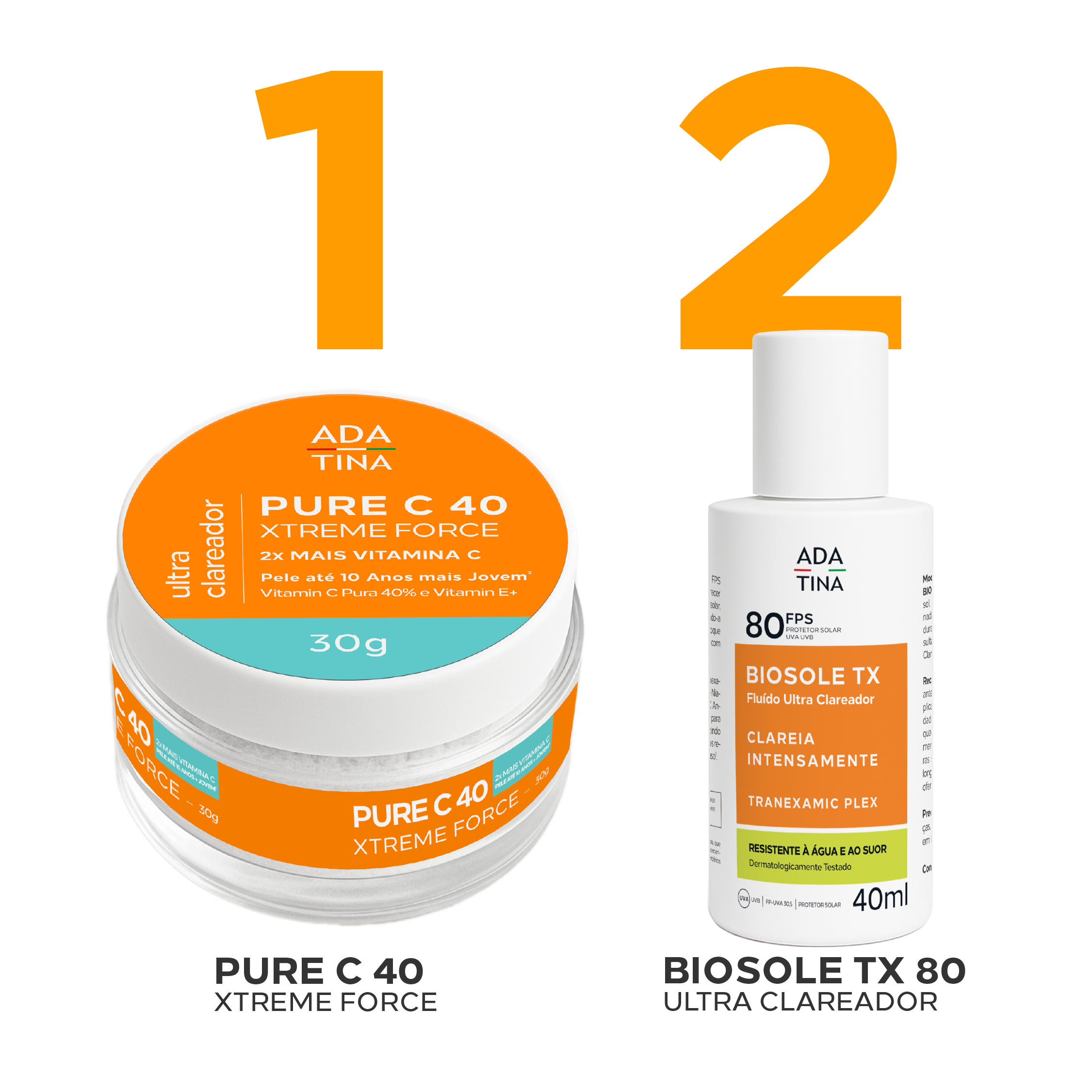 Creme Clareador Anti-Idade com 40% de Vitamina C Pura – Pure C 40 Xtreme Force