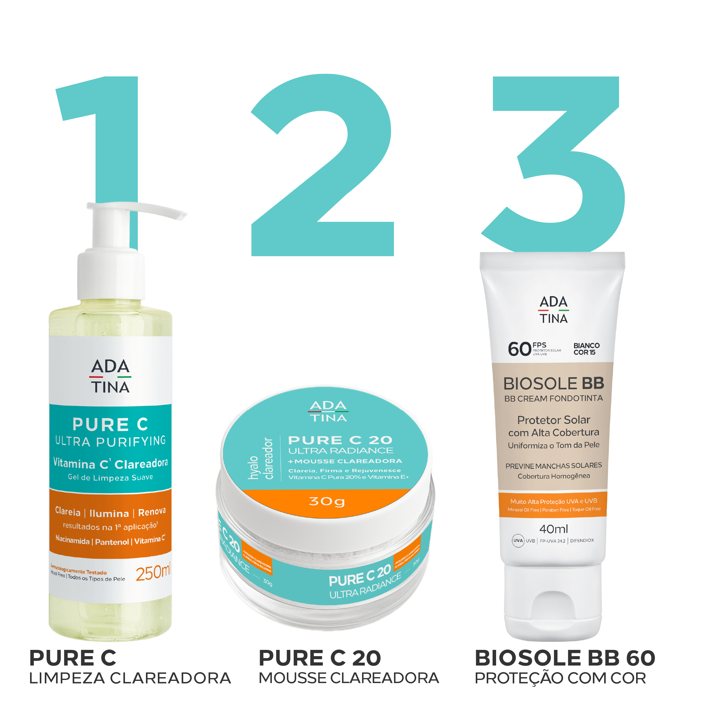 Protetor Solar Facial 12HS com Cor, Toque Seco e Alta Cobertura Biosole BB Cream FPS 60