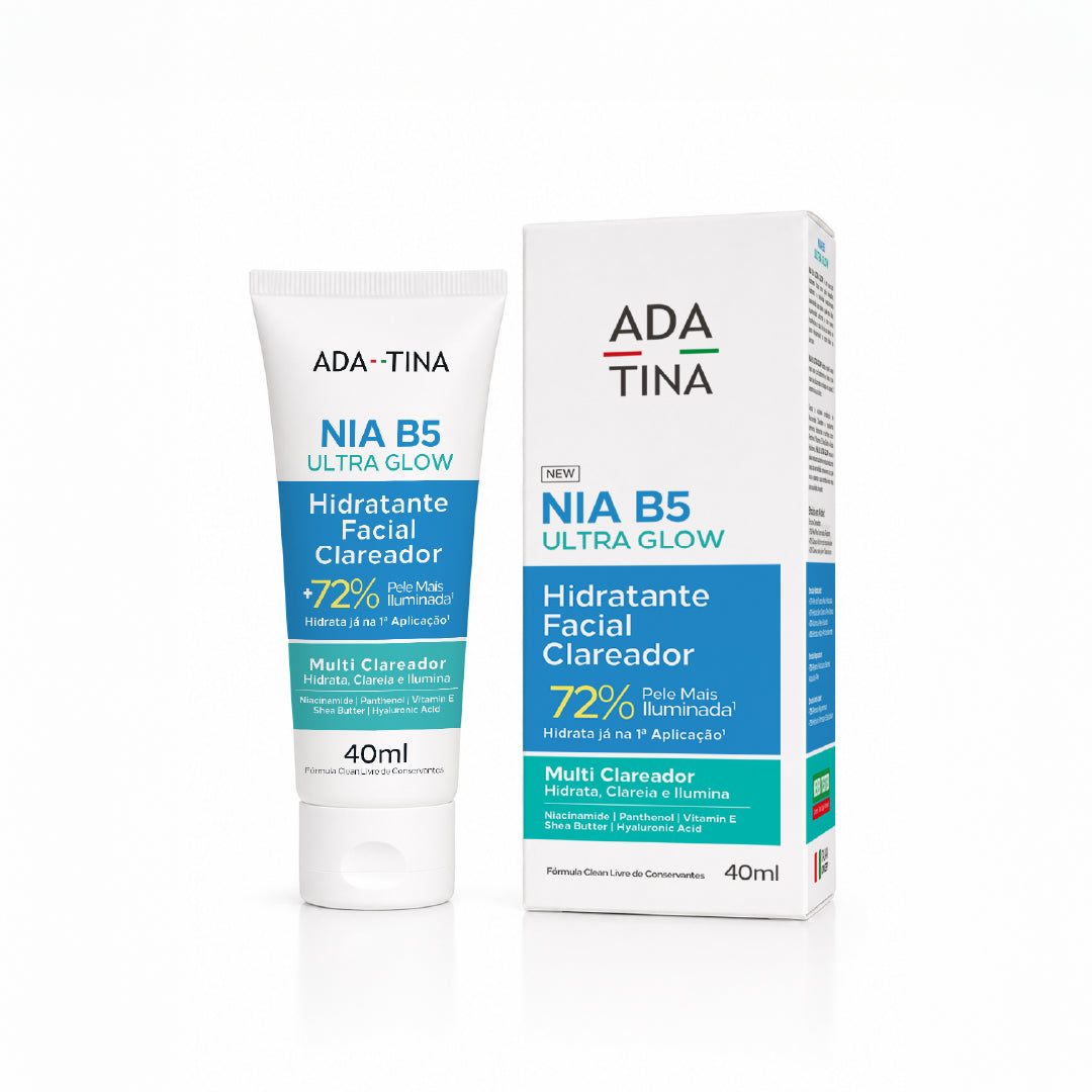 Hidratante Facial Clareador com Niacinamida e Pantenol – Nia B5 Ultra Glow 40ml