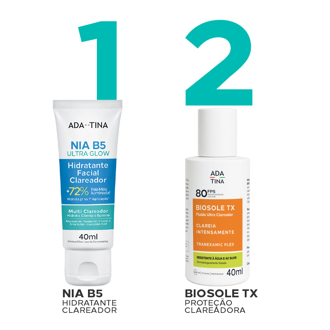 Hidratante Facial Clareador com Niacinamida e Pantenol – Nia B5 Ultra Glow 40ml