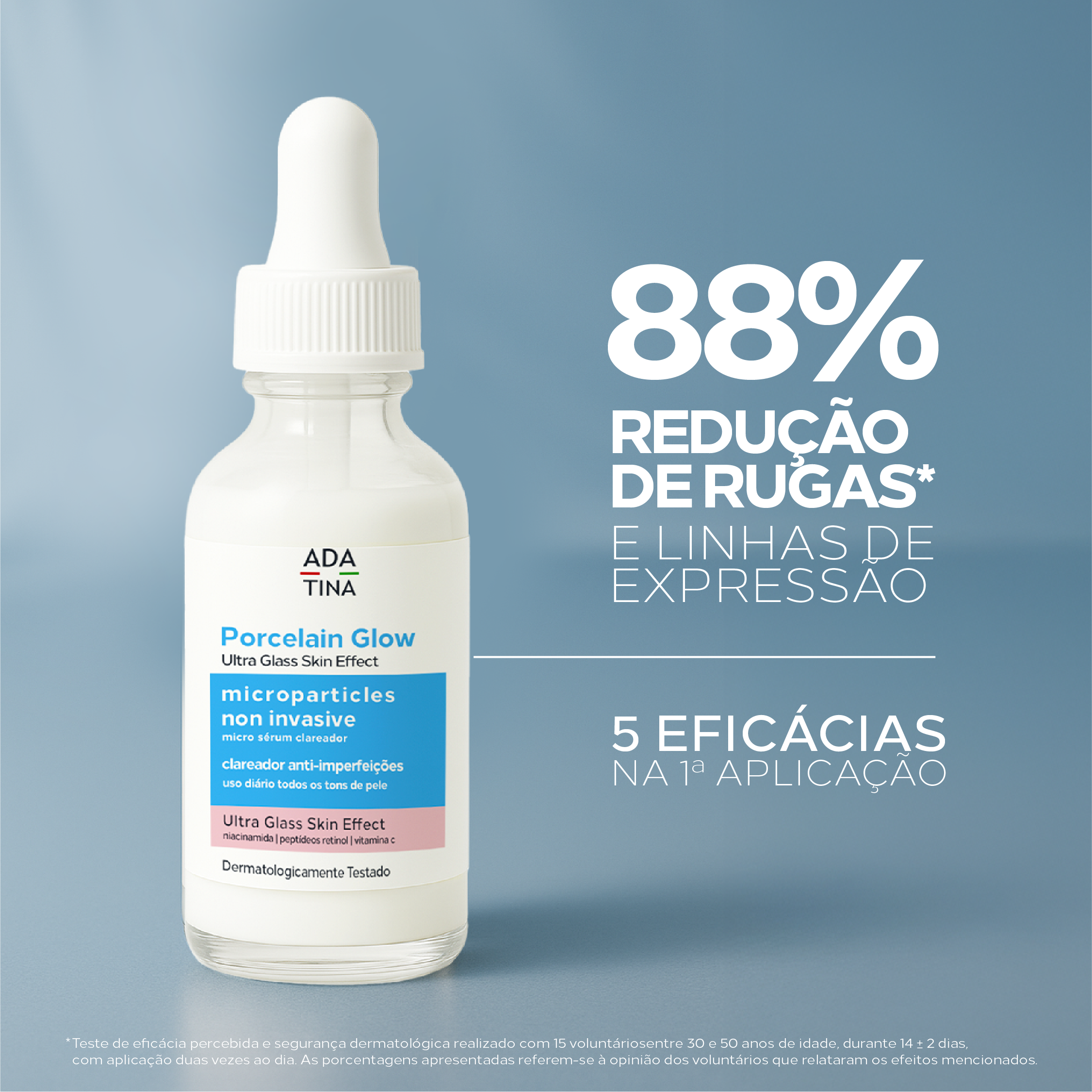 Sérum Facial com Microespículas Invisível Clareador – Porcelain Glow Ultra Glass Skin Effect