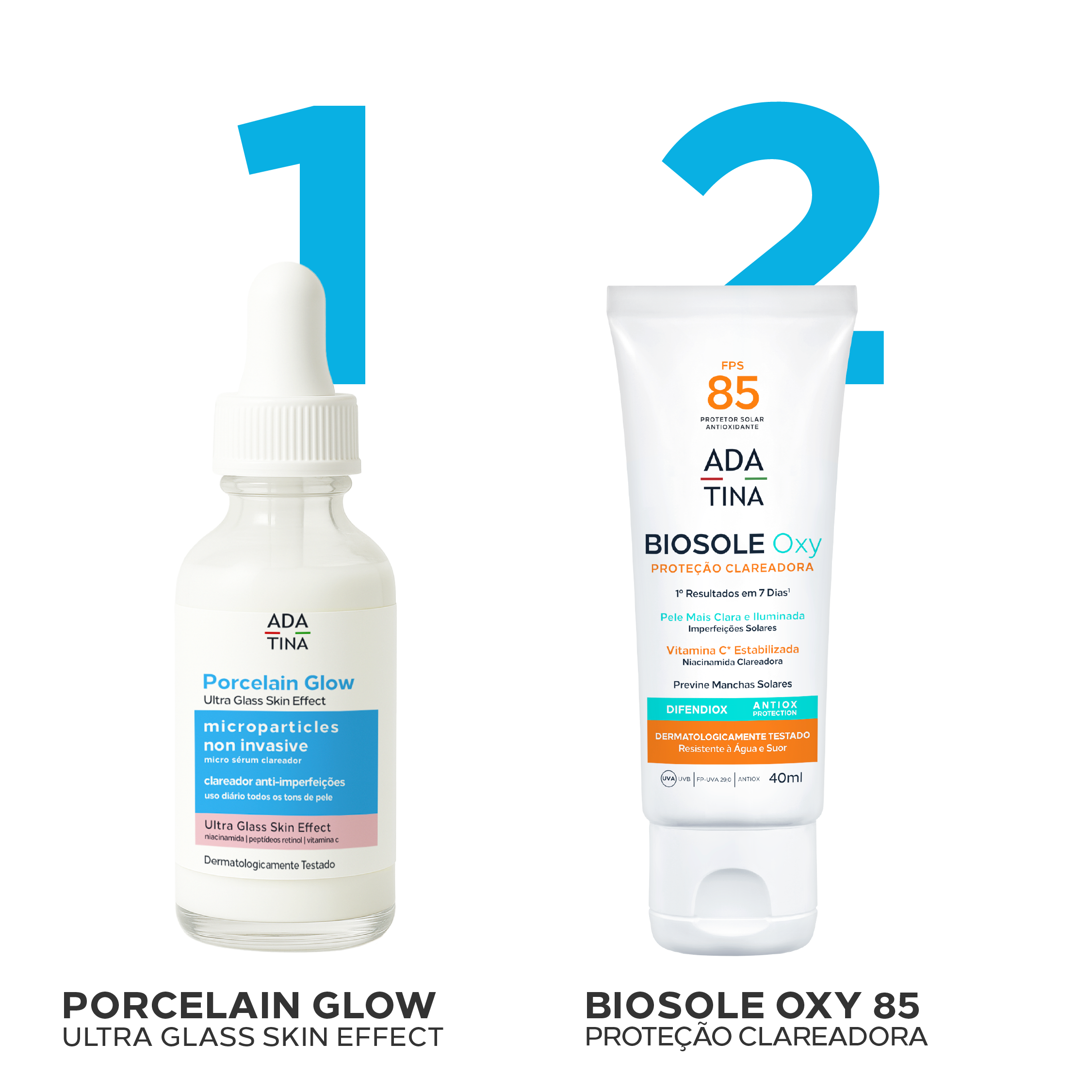 Sérum Facial com Microespículas Invisível Clareador – Porcelain Glow Ultra Glass Skin Effect