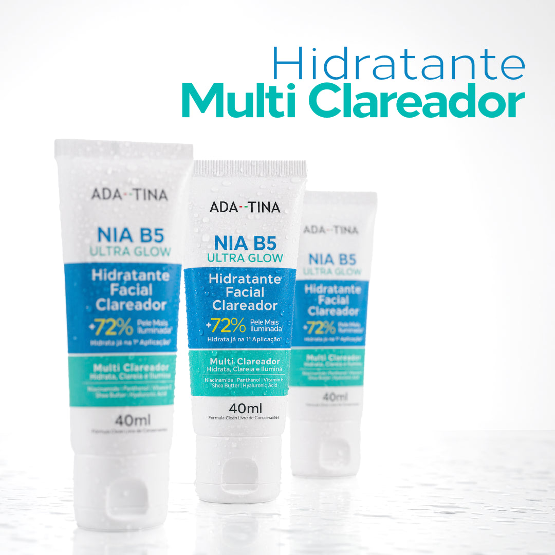 Nia B5 Ultra Glow hidratante multi clareador.