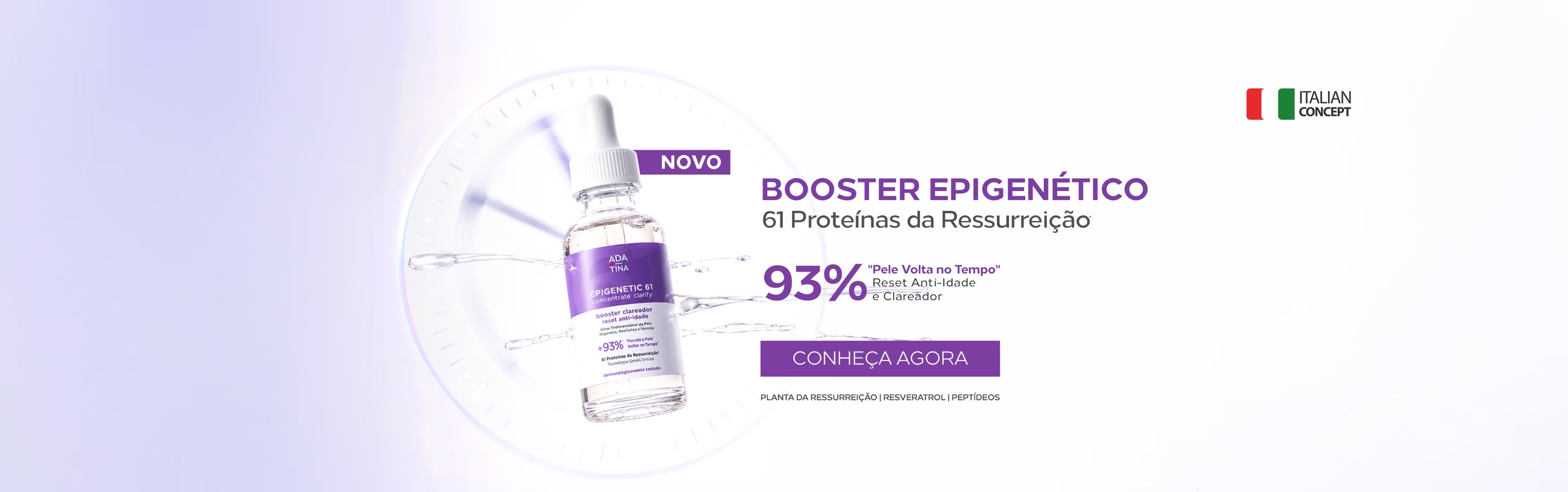 Campanha oficial ADA TINA com frasco Epigenetic 61