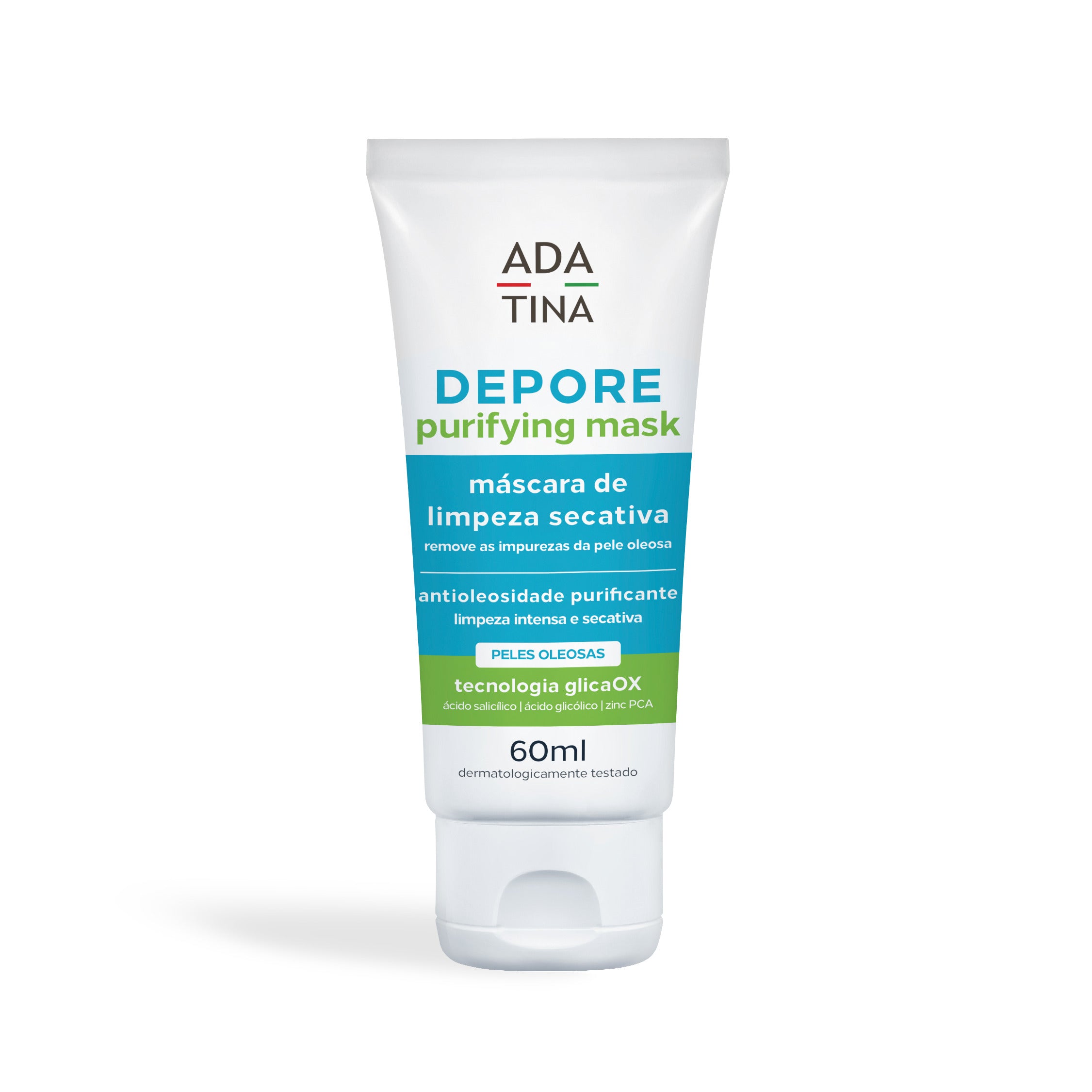 Depore Purifying Mask Ada Tina máscara de limpeza secativa anti-oleosidade para peles oleosas e acneicas
