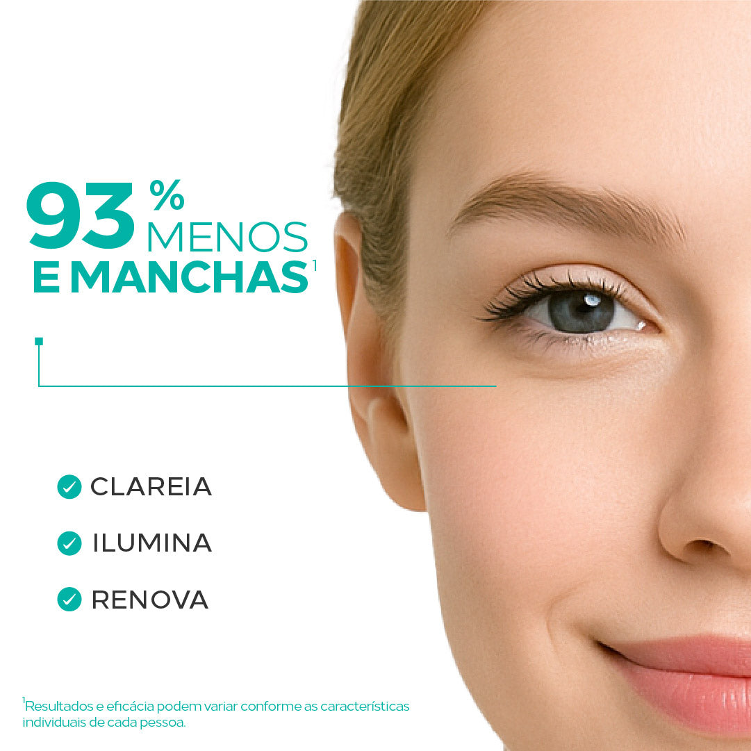 Resultados Pure C Ultra Purifying 93% menos manchas
