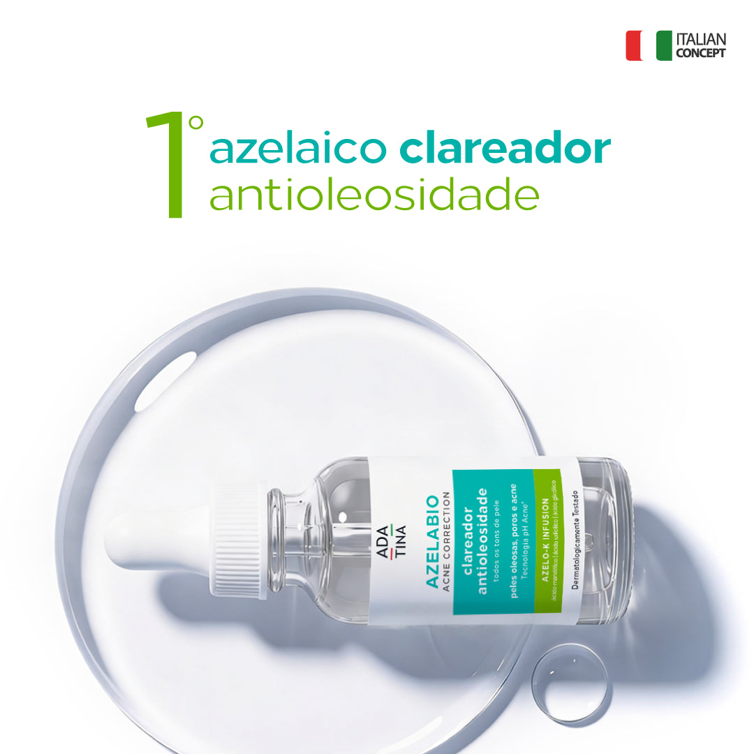 1º Ácido Azelaico sérum clareador antioleosidade.