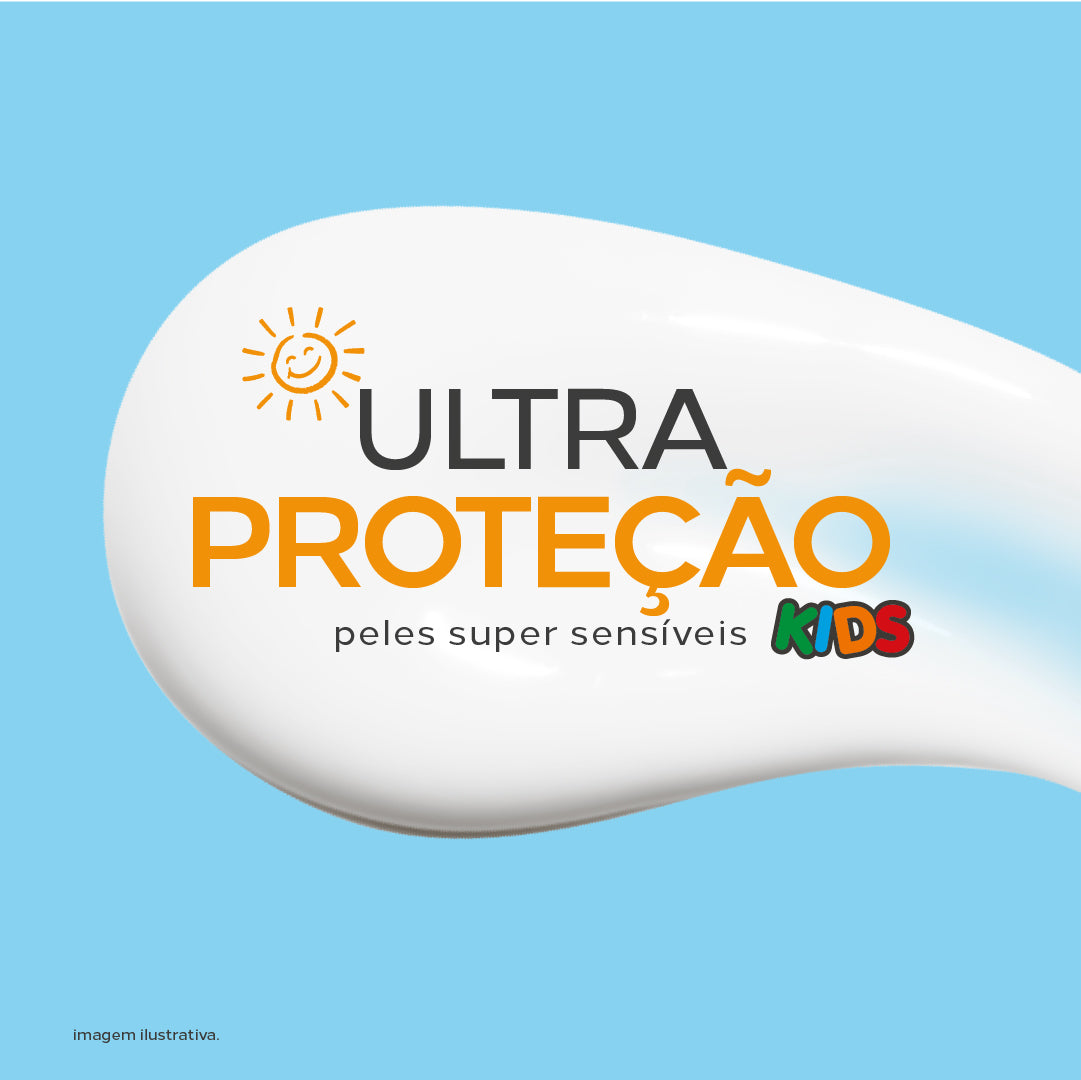 Biosole Kids FPS 70 protetor solar infantil para peles super sensíveis com ultra proteção.