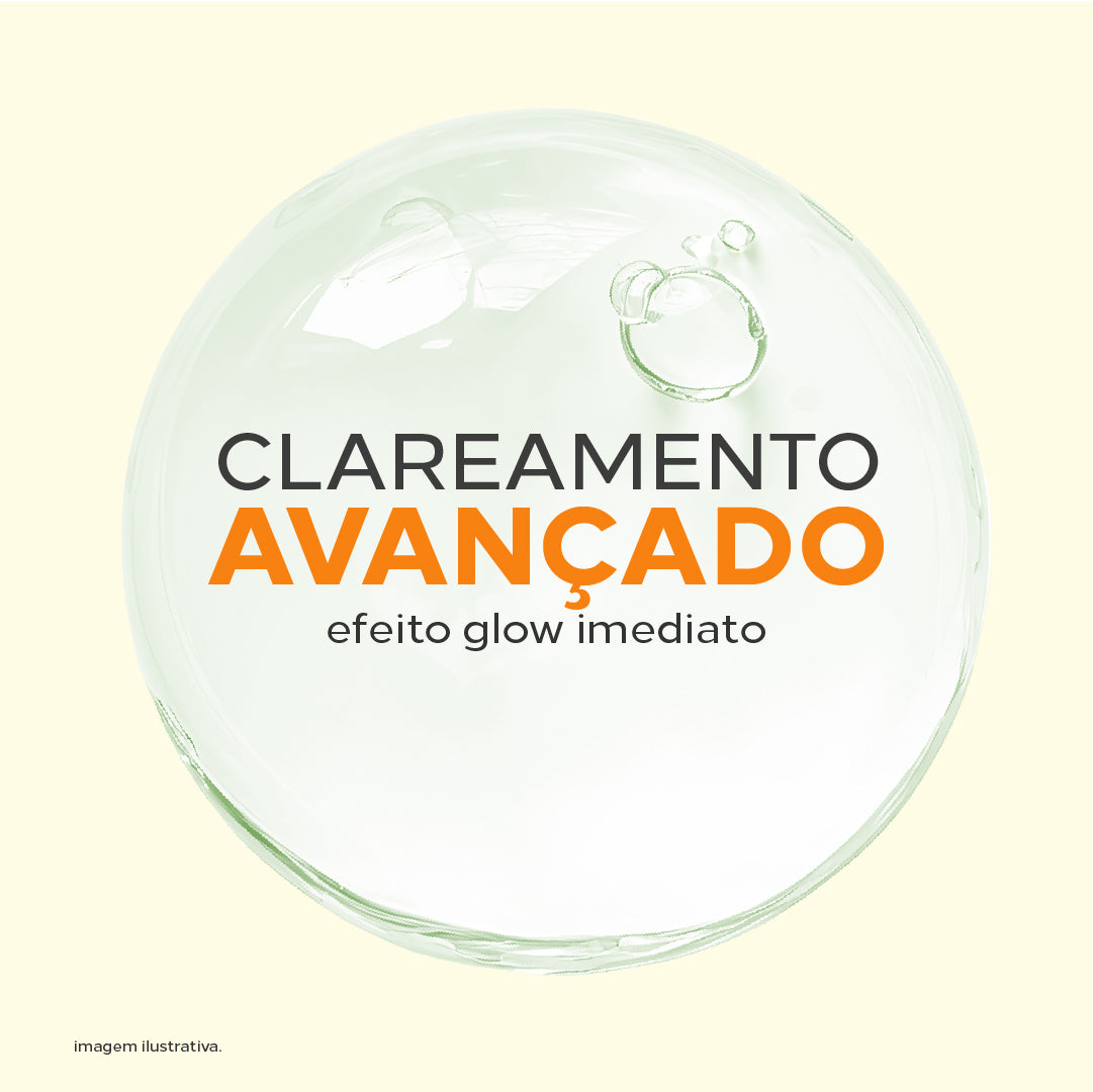 Clarivis C Ultra Resist sérum de clareamento avançado e efeito glow imediato.