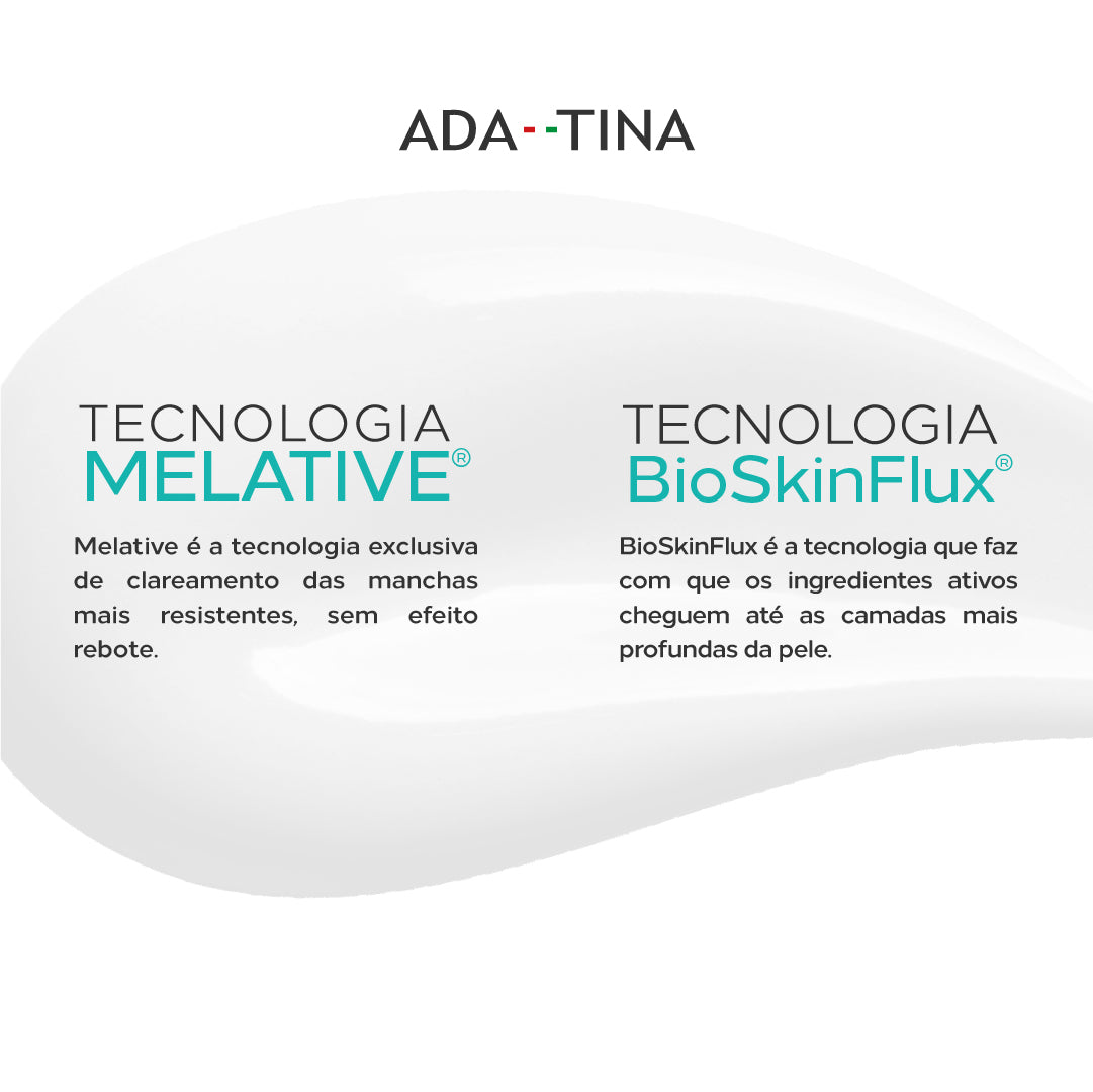 Clarivis Nia 10 utiliza tecnologia Melative e BioSkinFlux para peles com manchas.