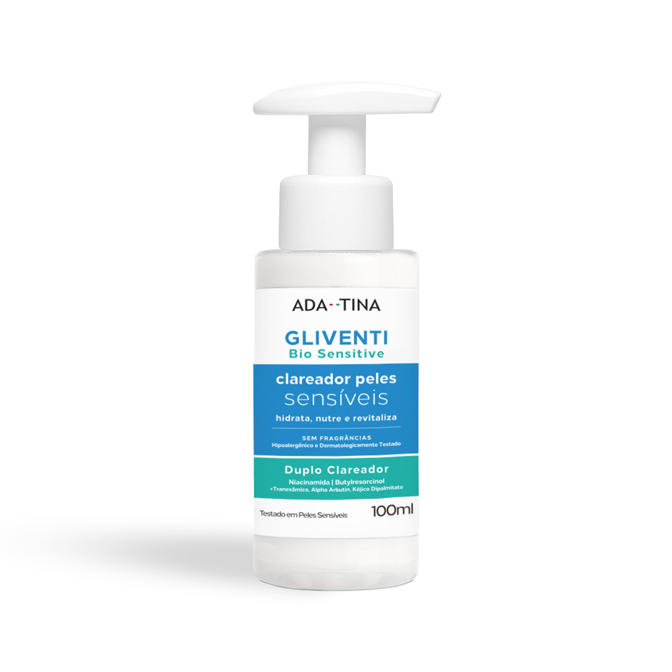 Hidratante íntimo clareador Gliventi Bio Sensitive.