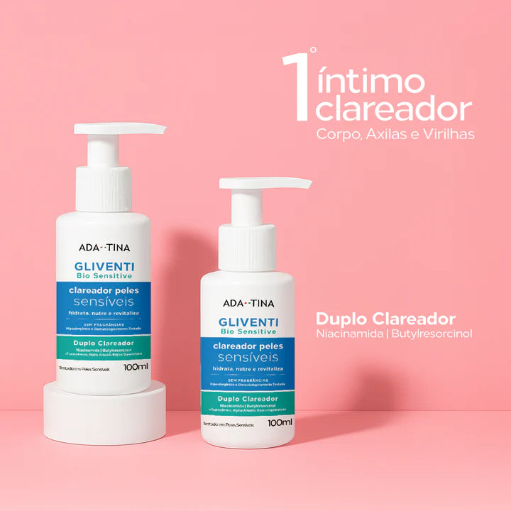 Gliventi Bio Sensitive é o primeiro hidratante clareador íntimo de Ada Tina.