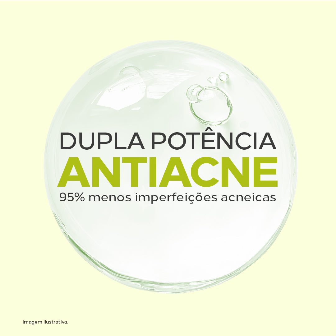 Sérum Depore Acne Intense com dupla potência antiacne.