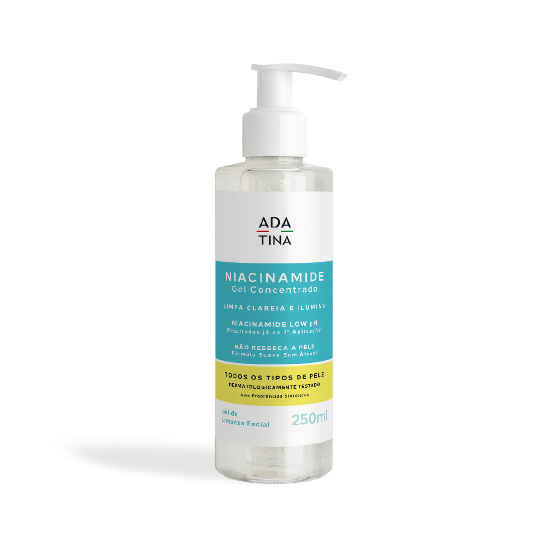 Gel de limpeza concentrado Niacinamide, para todos os tipos de pele.