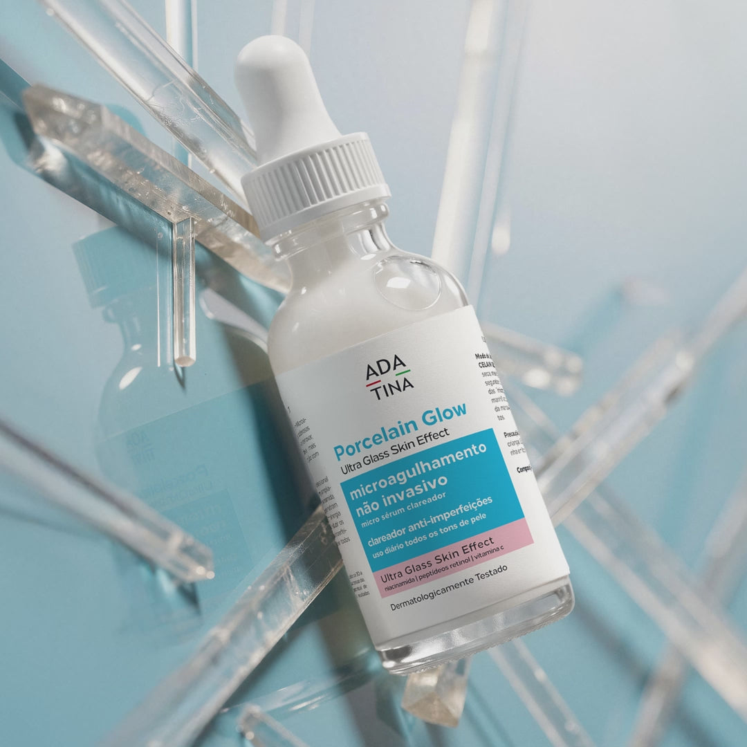 Sérum Facial com Microespículas Invisível Clareador – Porcelain Glow Ultra Glass Skin Effect 30ml
