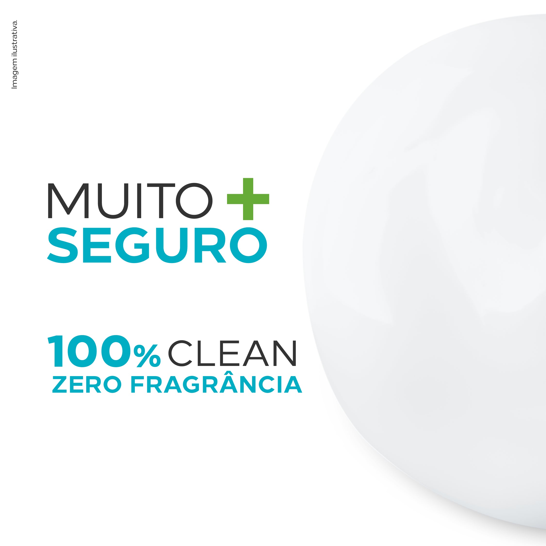 Tecnologia Organo Mineral muito mais segura e 100% clean, com zero fragrância.