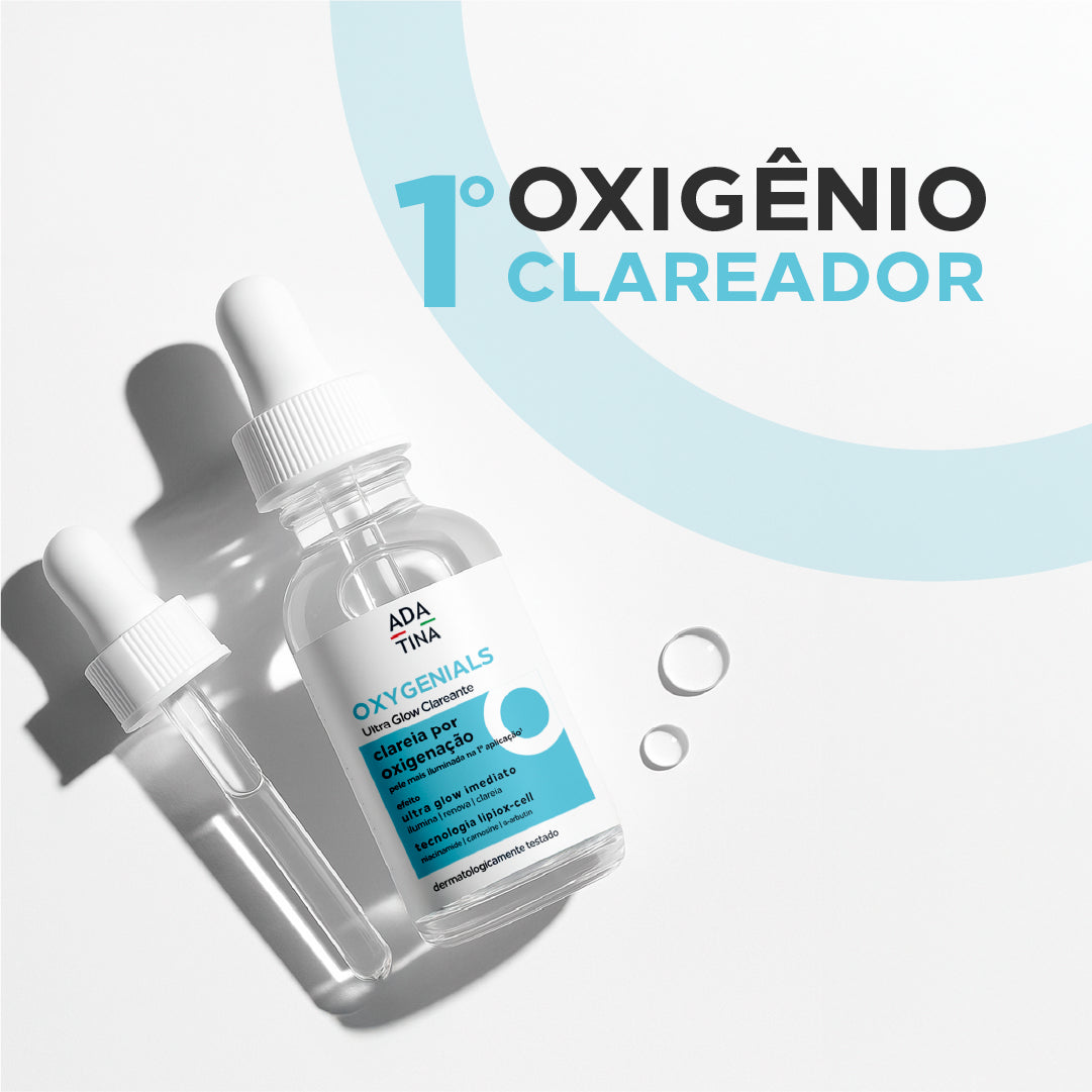 1º Sérum Clareador com Oxigênio Ativo e 9 Ações Clareadoras – Oxygenials Ultra Glow Clareante 30ml