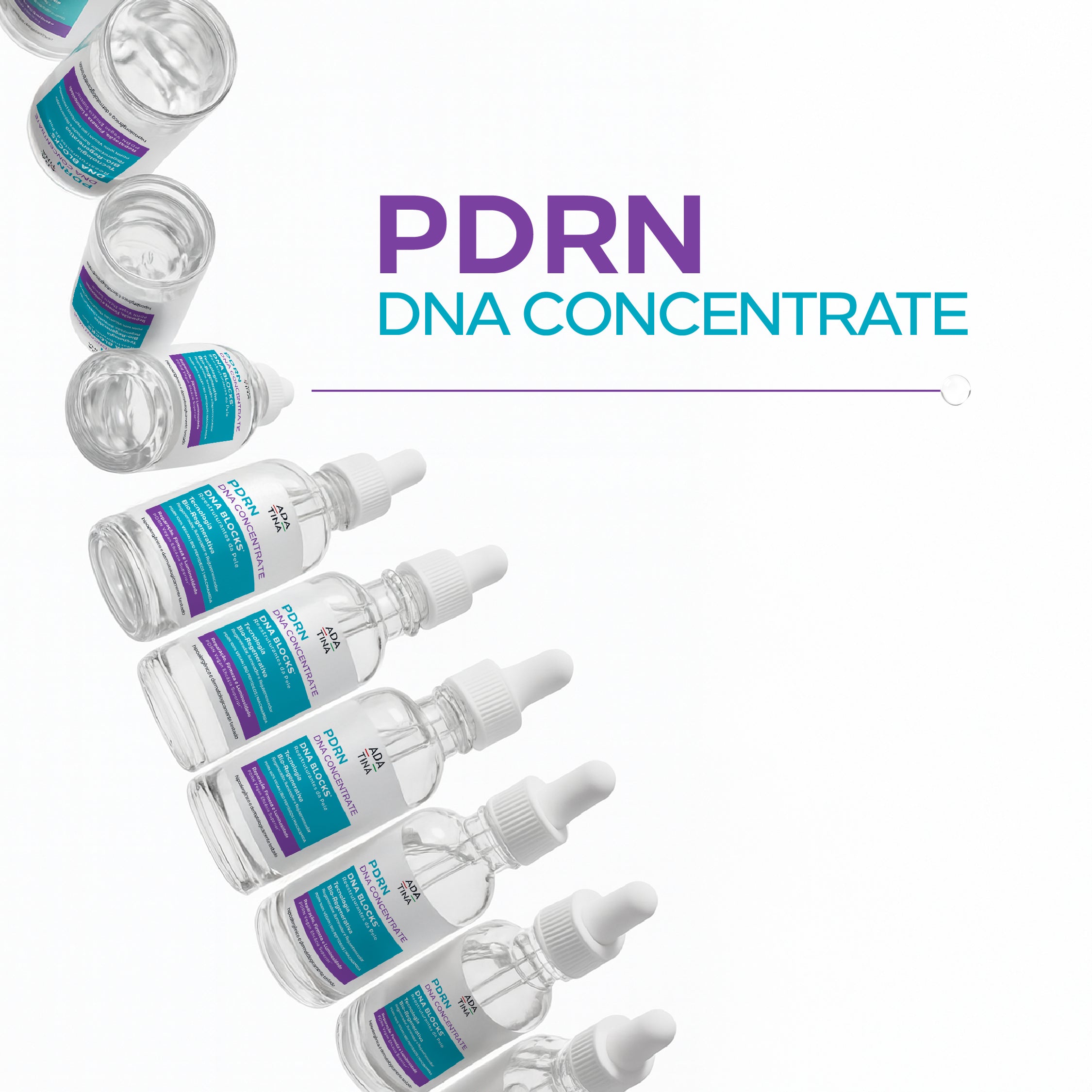 PDRN DNA Concentrate clareia, rejuvenesce e regenera a pele.