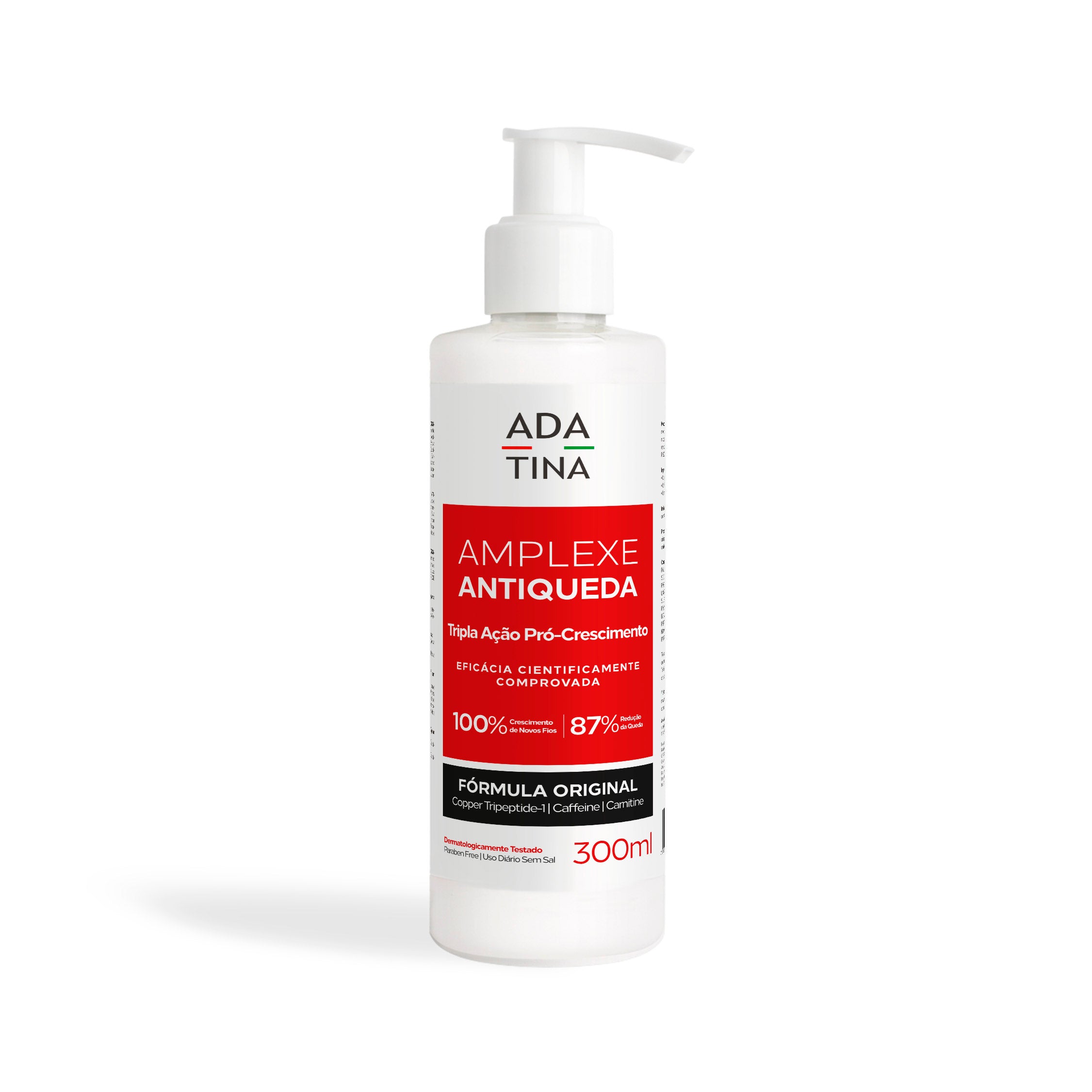 Shampoo Profissional para Queda de Cabelo – Amplexe Antiqueda Tripla Ação Pró-Crescimento 300ml